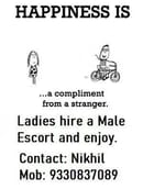 LADIES ALL YOU GET IS HAPPINESS MALE ESCORT MAKES YOU HAPPY I AM Nikhil